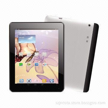 Quad-core Built-in 3G/BT/FM/GPS 9.7-inch MTK Google's Android Tablet PCs with 8GB Storage